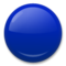 Blue Circle emoji on LG